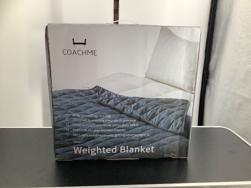 Adult Weighted Blanket 21 lbs, Queen Size, Appears New - Lot 276