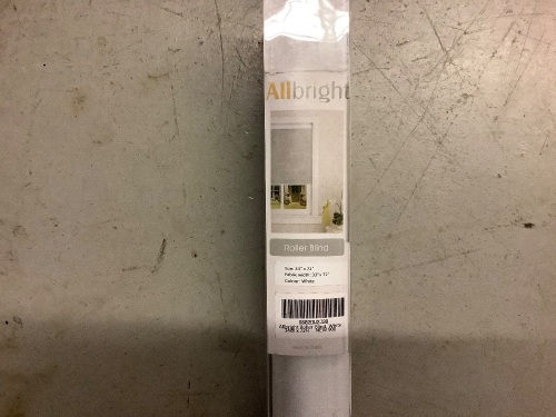 Allbright Roller Bline, White, Appears New - Lot 302