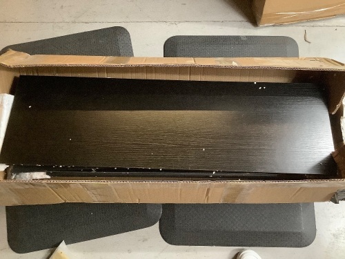 Black Console Table, Needs Assembled, Appears New - Lot 311