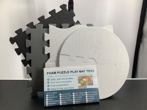 Foam Puzzle Play Mat Toys, Appears New - Lot 327
