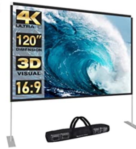 Portable Outdoor Movie Screen, 120 inch, Appears New - Lot 173