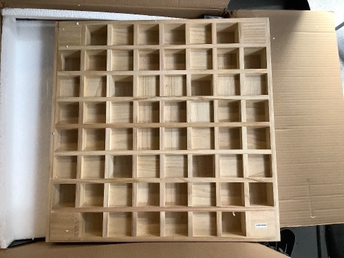 Sound diffuser - 24 X 24 X 2.8 Inches Wood, Appears New - Lot 342