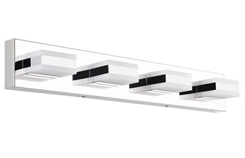 Dimmable LED Modern Chrome Vanity Lights for Bathroom, Appears New - Lot 359