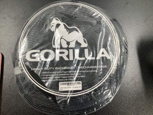 Gorilla Heavy Duty Backwash Discarge Hose, Appears New - Lot 360