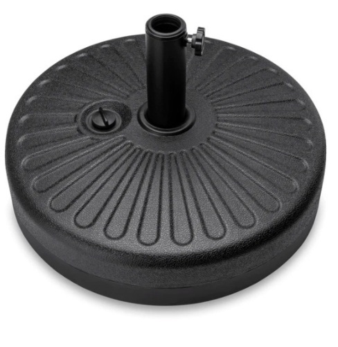 Plastic Patio Umbrella Base Pole Holder Accessory w/ Adjustable Knob, Appears New - Lot 199