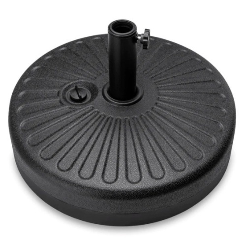 Plastic Patio Umbrella Base Pole Holder Accessory w/ Adjustable Knob, Appears New - Lot 409