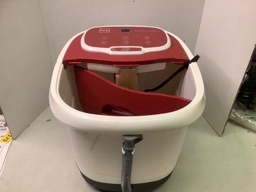 Portable Foot Bath Massager, Powers On, Ecommerce Return - Lot 411