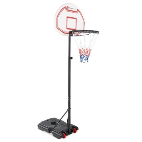Kids Height-Adjustable Basketball Hoop, Portable Backboard System w/ Wheels, Appears New - Lot 418