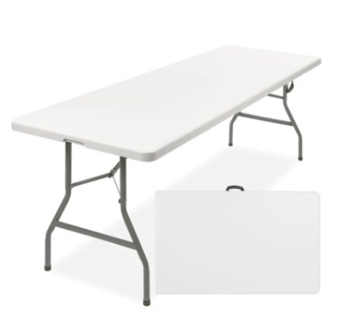 8ft Portable Folding Plastic Dining Table - Lot 339