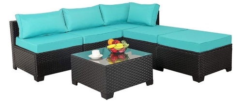 Outdoor Wicker Furniture Sectional Sofa Set - Partial Set Box 1/3 - Lot 32