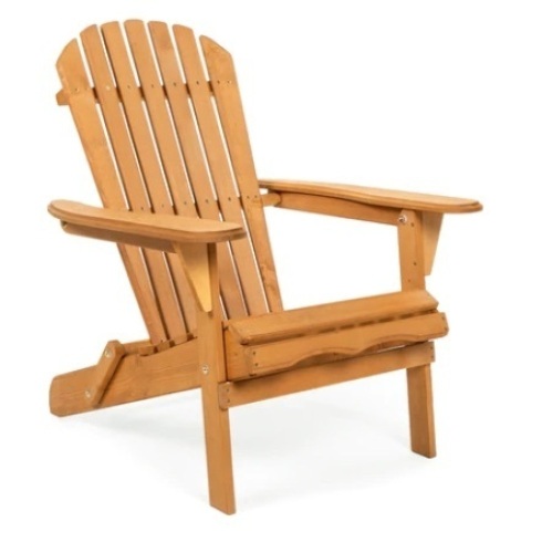 Folding Wooden Adirondack Chair - Lot 698