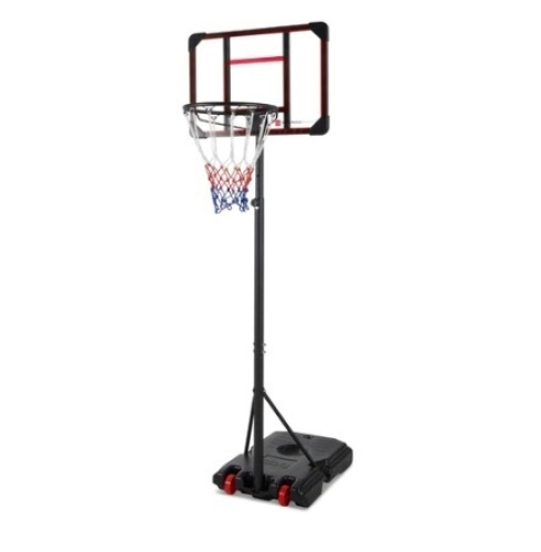 Kids Height-Adjustable Basketball Hoop, Clear - Lot 688