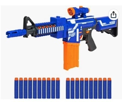 Kids Foam Dart Blaster Set - Lot 655