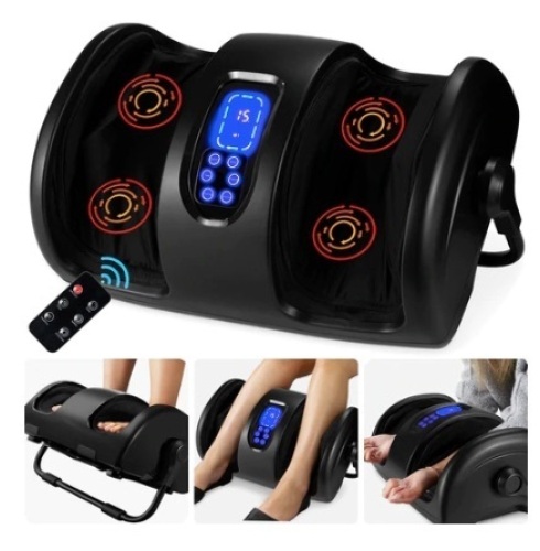 Reflexology Shiatsu Foot Massager, Black - Lot 651