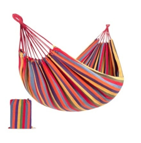 2-Person Brazilian-Style Double Hammock, Rainbow - Lot 632