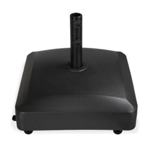 Fillable Mobile Umbrella Base Stand, Black - Lot 634