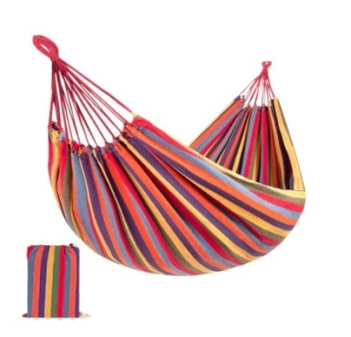 2-Person Brazilian-Style Double Hammock, Rainbow - Lot 631