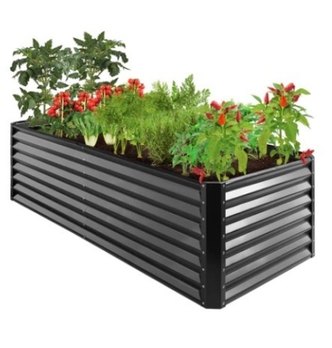 Outdoor Metal Raised Garden Bed, 8x4x2ft - Lot 603