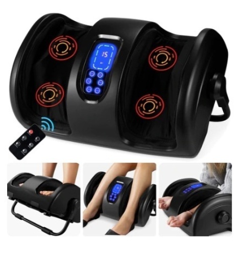 Reflexology Shiatsu Foot Massager, Black - Lot 599