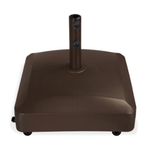 Fillable Mobile Umbrella Base Stand, Bronze - Lot 578