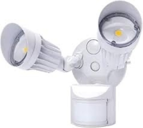 JJC LED Security Lights ,Motion Sensor Flood Light Outdoor Fixture,2000LM 20W(120W Equiv.),IP65 Waterproof,5000K Daylight White ETL Listed Outdoor Lighting White (Not Solar Powered) - Lot 765