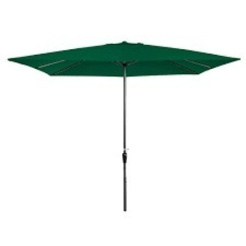 Rectangular Patio Umbrella w/ Easy Crank, UV-Resistant Fabric - 8x11ft - Lot 1525