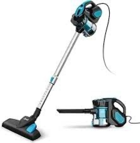 INSE Vacuum Cleaner Corded I5 Stick Vacuum Cleaner 18KPA Powerful Suction 600W Motor Multipurpose 3 in 1 Handheld Vacuum Cleaner Blue - Lot 1545