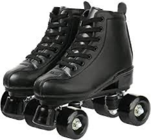 (SIZE 44) XUDREZ Classic Roller Skates High-Top Double-Row Leather Roller Skates for Women and Men - Lot 1547