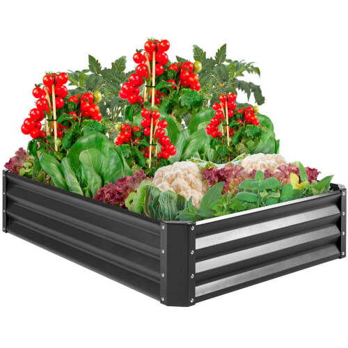 Outdoor Metal Raised Garden Bed for Vegetables, Flowers, Herbs - Lot 1578