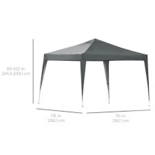 Outdoor Portable Pop Up Canopy Tent w/ Carrying Case, 10x10ft - Lot 1629