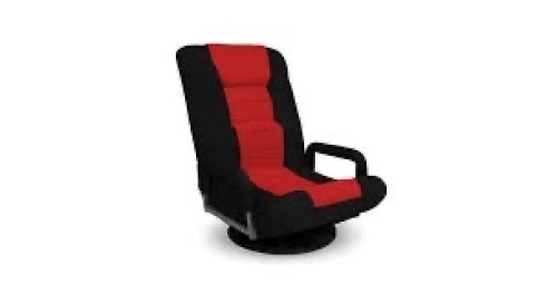 Gaming Floor Chair w/ 360-Degree Swivel, Armrest, Adjustable Backrest - Lot 1689