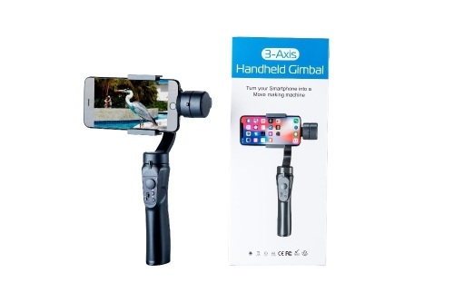 3-Axis Gimbal Selfie Stick Single Handheld Stabilizer for Phone Gimbal Smartphone - Lot 1775