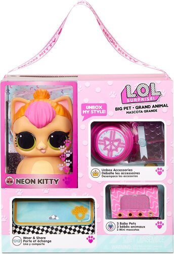 LOL Surprise Big Pet Neon Kitty - Lot 1805