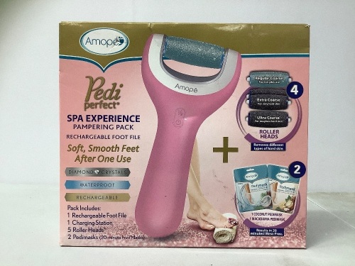 Rechargeable Foot File, Powers Up, E-Commerce Return - Lot 194