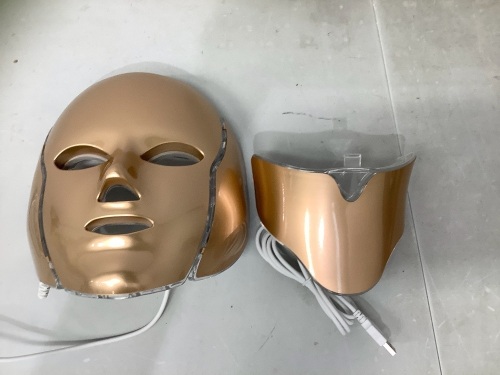 Rejuvenating LED Skin Care Mask, Powers Up, E-Comm Return - Lot 200