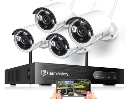 HeimVision Wireless Security Camera System, Untested, E-Commerce Return, Retail 249.99 - Lot 218