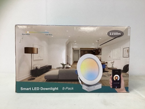 8pcs Smart LED Downlights, Appears New - Lot 394
