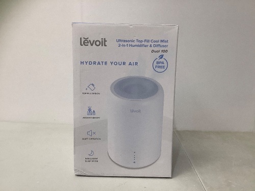 2-in1 Humidifier & Diffuser,Untested, Appears New - Lot 400
