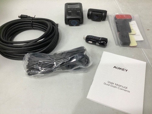 Aukey Dual Dash Cameras, New - Lot 584