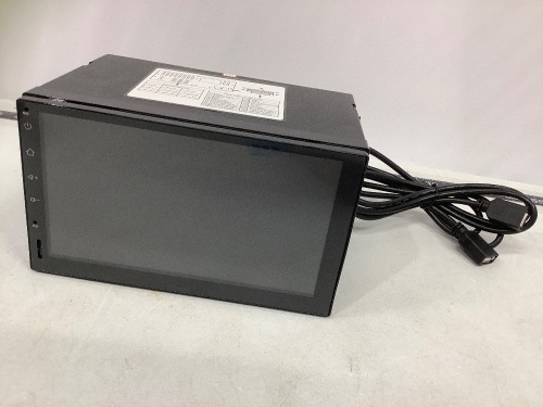 Double-Din Android Car Stereo, Untested, Appears New - Lot 853