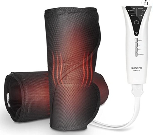 QUINEAR Leg Massager wi/Heat & Air Compression, Untested, E-Commerce Return, Retail 59.99 - Lot 181