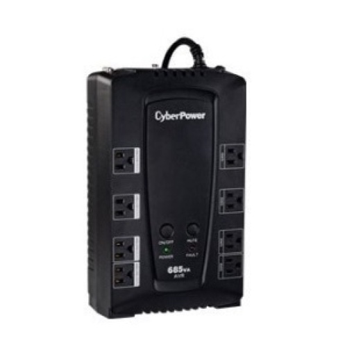 CyberPower Battery Backup 8 Outlets, Powers Up, Appears New, Retail 98.95 - Lot 144