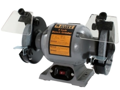 Black Bull 6" Bench Grinder, Powers Up, E-Commerce Return, Retail 53.98 - Lot 19