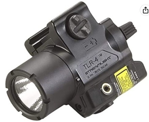 Streamlight Rail Mounted Tactical Light w/ Laser Sight, Works, E-Commerce Return, Retail 132.92 - Lot 44