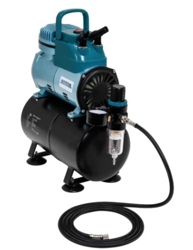 Cool Runner Professional Airbrush Air Compressor w/ 3L Tank, E-Commerce Return, Retail 149.99 - Lot 104