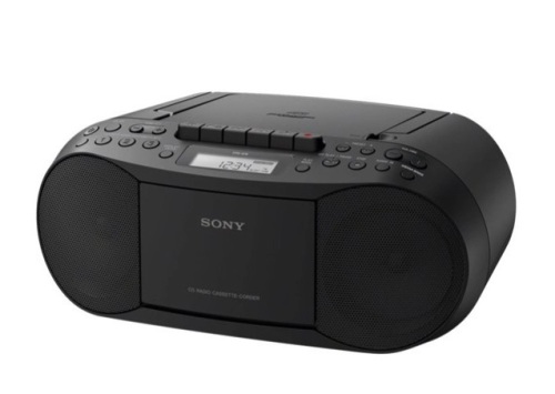 Sony Stereo CD/Cassette Boombox, Untested, E-Commerce Return, Retail 68.00 - Lot 132