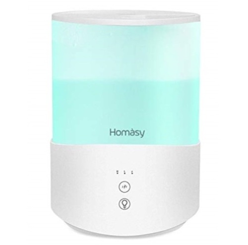 Homasy Humidifier/ Diffuser, Powers Up, E-Commerce Return, Retail 51.00 - Lot 564