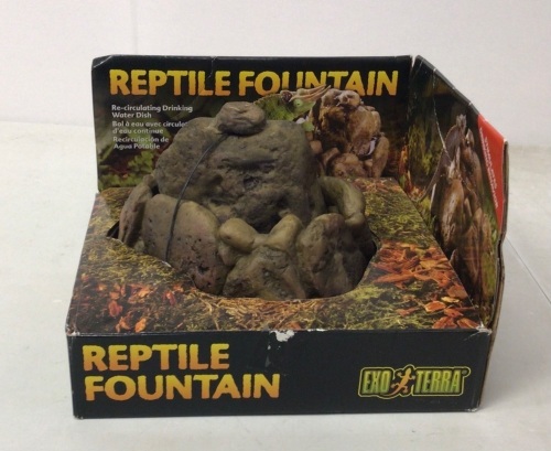 ExoTerra Reptile Fountain, Untested, Appears new, Retail 56.99 - Lot 378
