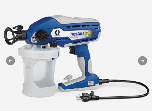 Graco TrueCoat 360 Airless Paint Sprayer, Untested, Appears New, Retail 158.37 - Lot 695