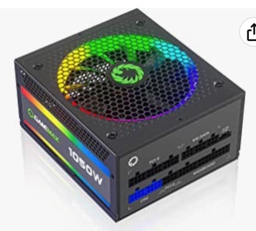 Game Max RGB Power Supply, E-Comm Return - Lot 864